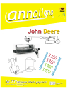 John Deere Mähaufbereiter/Mähmaschine Typen 1350+1360+1460+1470 Bild- Bedienungsanleitung & Bild Wartungsanleitung & Wartungsplan - annoligno 776